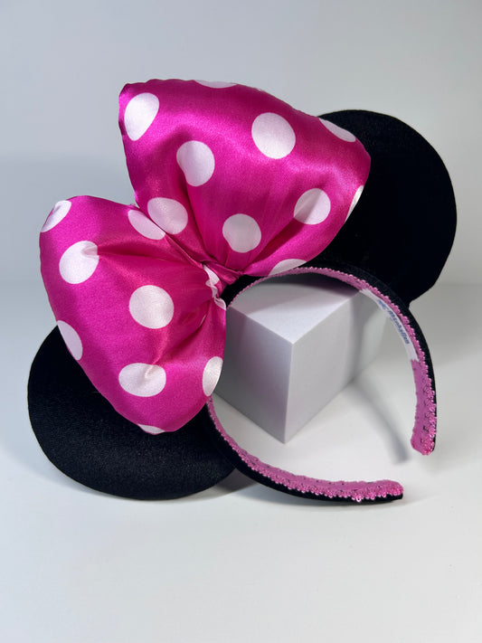 Classic Pink Polka Dot Celebration - Parks Inspired Ears