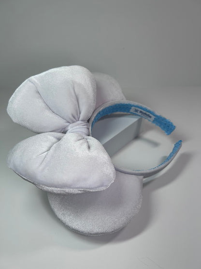 Powder White- Velvet - Parks Inspired Ears