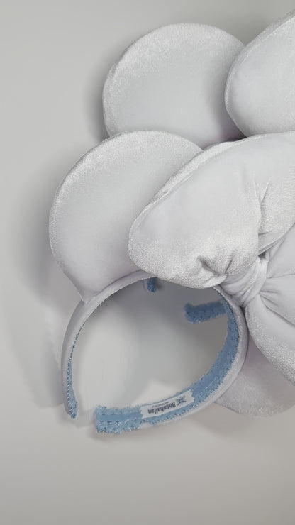 Powder White- Velvet - Parks Inspired Ears